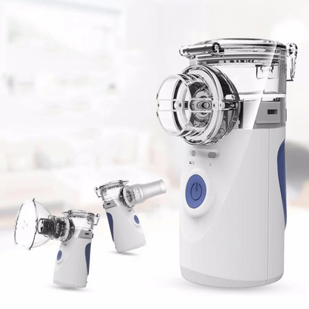Мини Ручной портативный ингалятор небулайзер Бесшумный ультразвуковой inalador