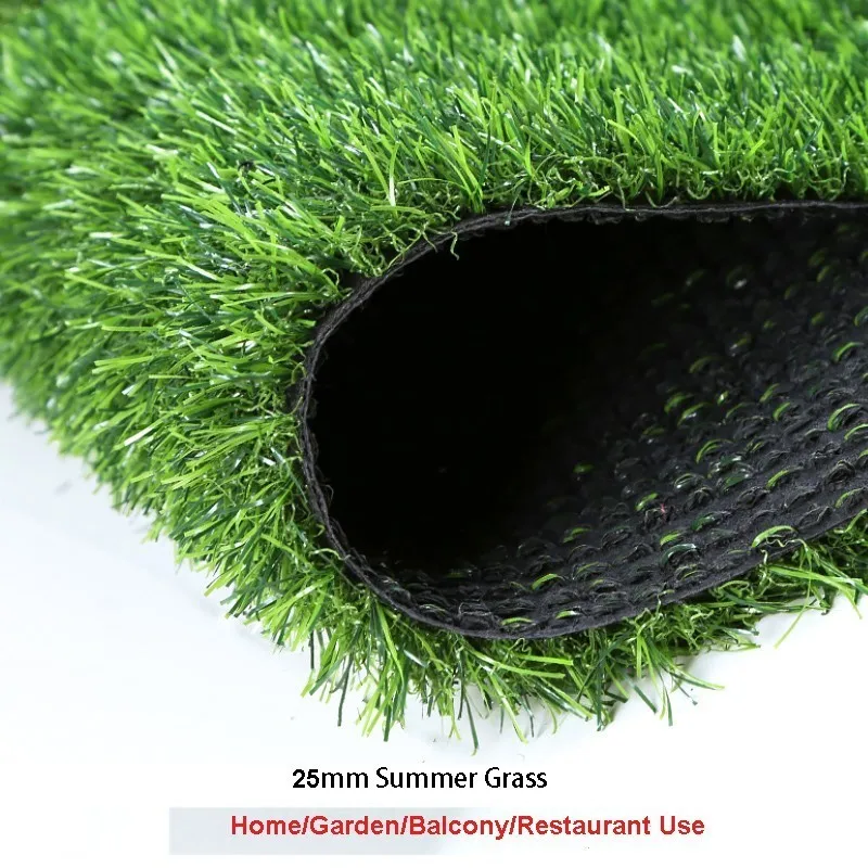 25mm Summer Grass 1 квадратный метр Искусственный гольф газон детский сад игровая площадка сад балкон домашний декор с рисунком растений Свадебная сцена имитация газона - Цвет: 25mm Summer Grass