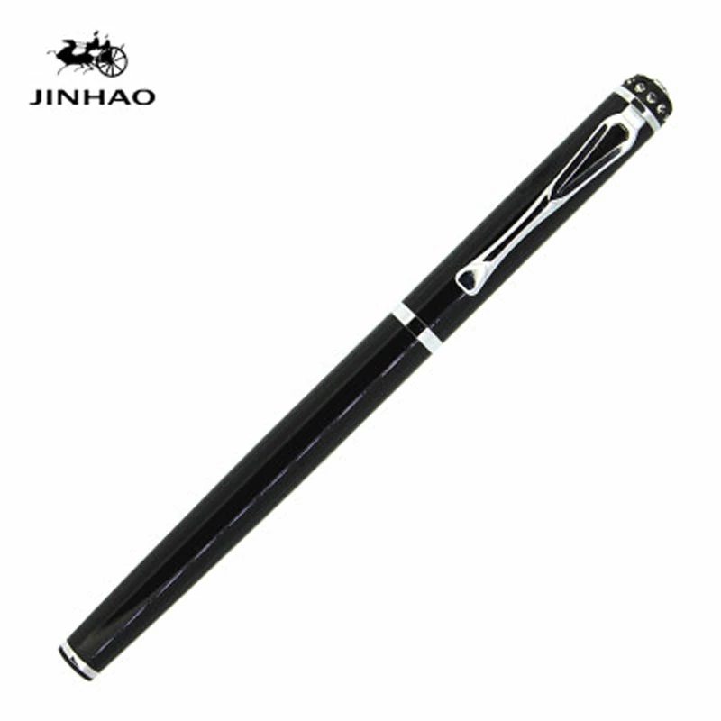 12 Jinhao 301 Роскошная Алмазная ручка 0,38 мм дополнительный тонкий наконечник авторучка металлическая ручка для письма чернильные ручки офисные школьные принадлежности Рождественский подарок - Цвет: 12