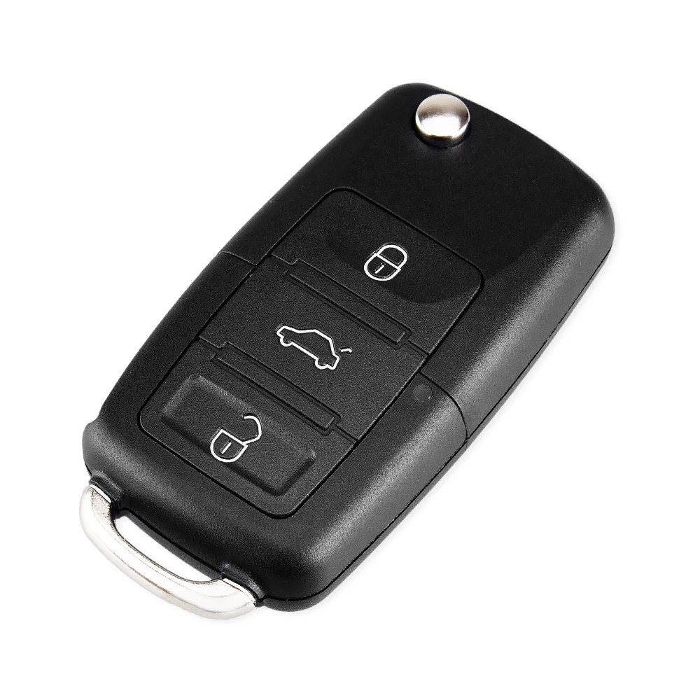 Dandkey 10 шт. 2/3/3 + 1 кнопочный телефон для VW Golf Passat B5 B6 Polo Touran Seat Skoda складной ключ без