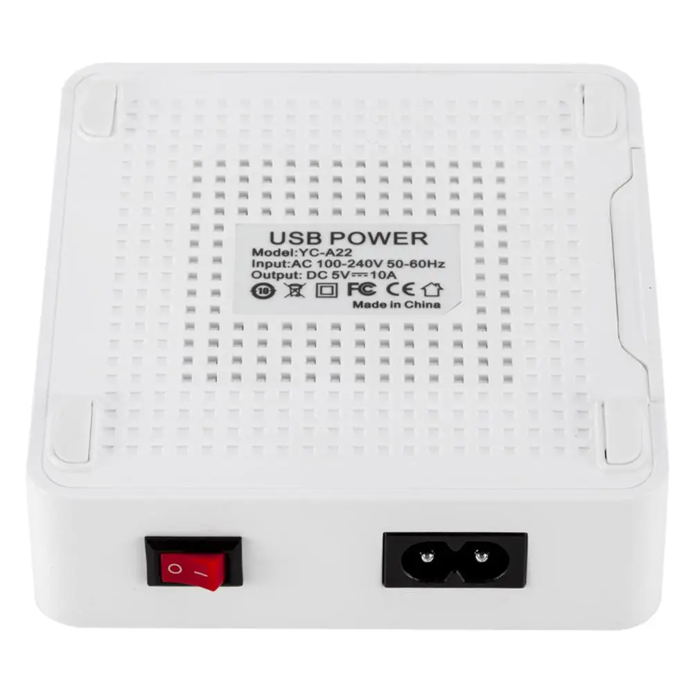 Универсальное быстрое зарядное устройство 5USB порты USB 5V + 3 1 интерфейс Type C 10A