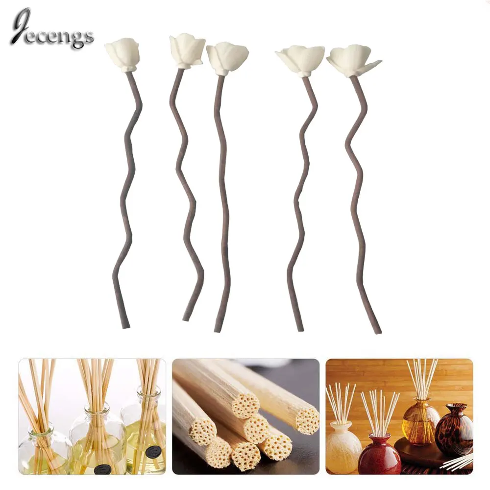 Премиум коричневый волнистый ротанговый тростник Ароматический диффузор