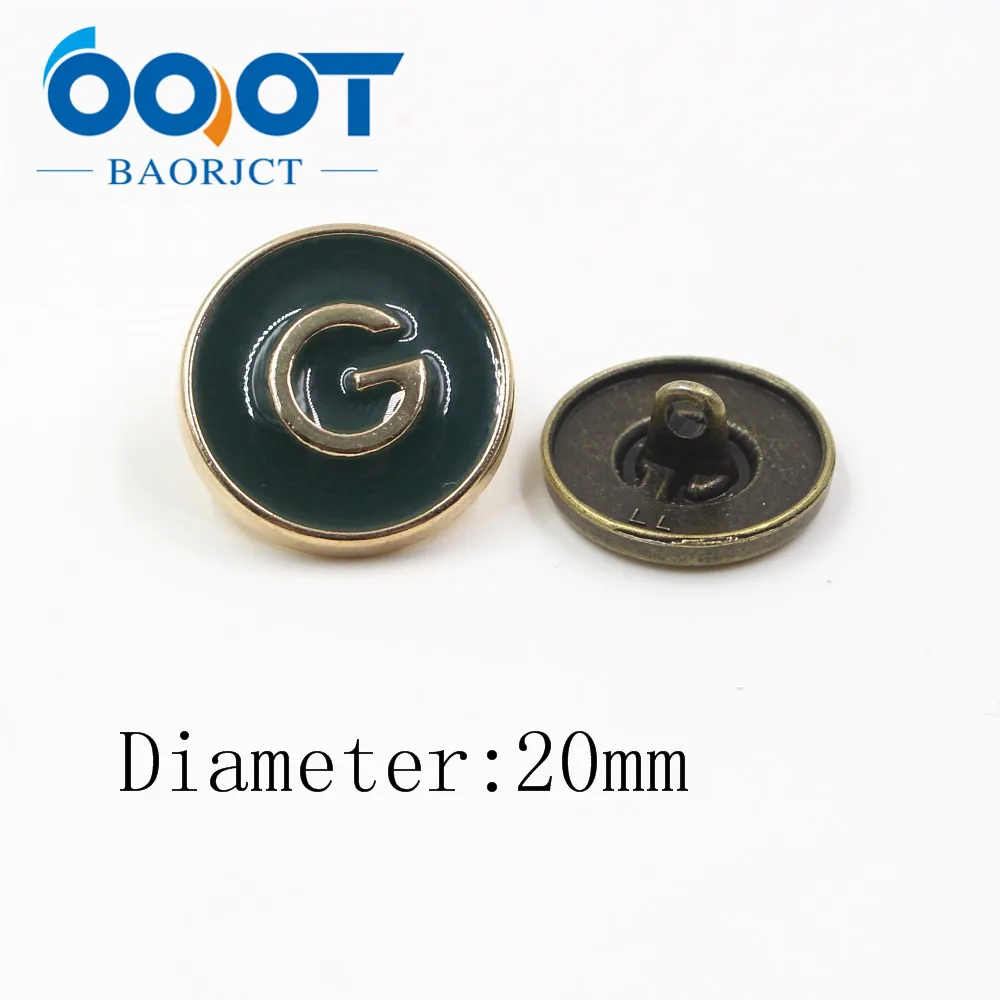OOOT BAORJCT A 19512 504 10 шт./лот 20/18 мм высокое качество из золотистого металла кнопка