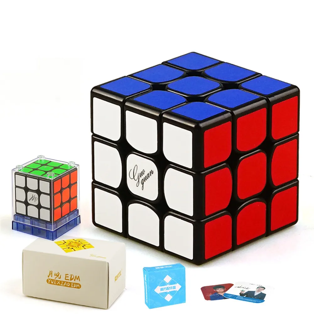 MOYU YueXiao E EDM Магнитный 3X3X3 быстрая ультра гладкая Скорость 3x3 головоломка куб