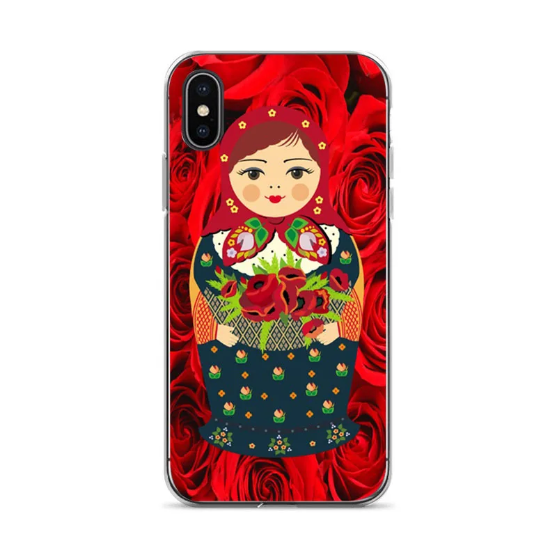 Русская Матрешка OUTMIX для coque iphone XR 8 7 6 S Plus X XS XSmax plus | Мобильные телефоны и
