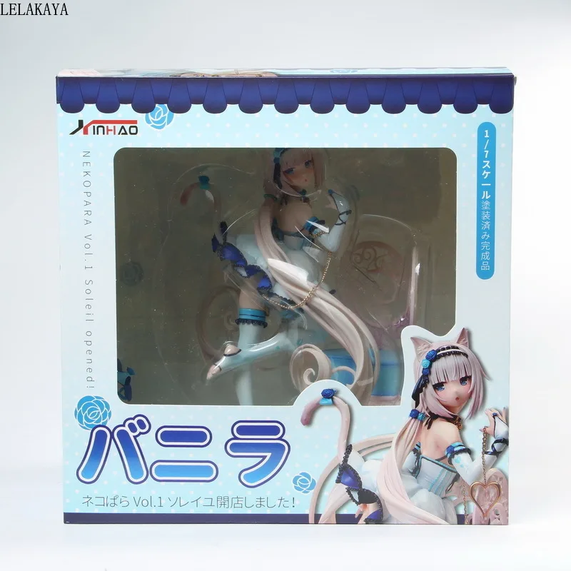 Новая родная NEKOPARA Vol.1 Soleil открылась Chocola& Vanilla Sexy Girl ver. 1/7 Аниме ПВХ фигурка Модель Brinquedos игрушка 23,5 см