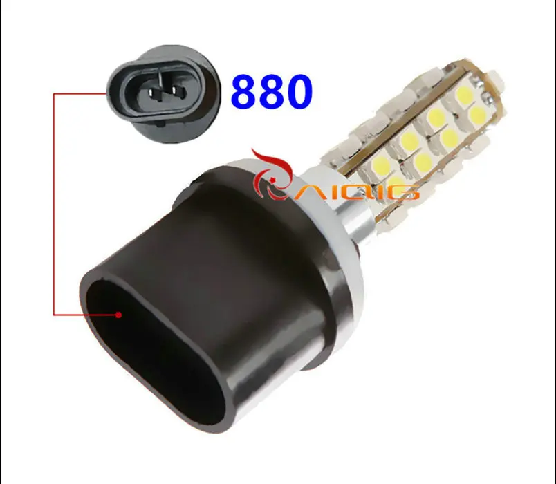 880 890 PGJ13 36 SMD Белая Автомобильная противотуманная сигнальная светодиодный