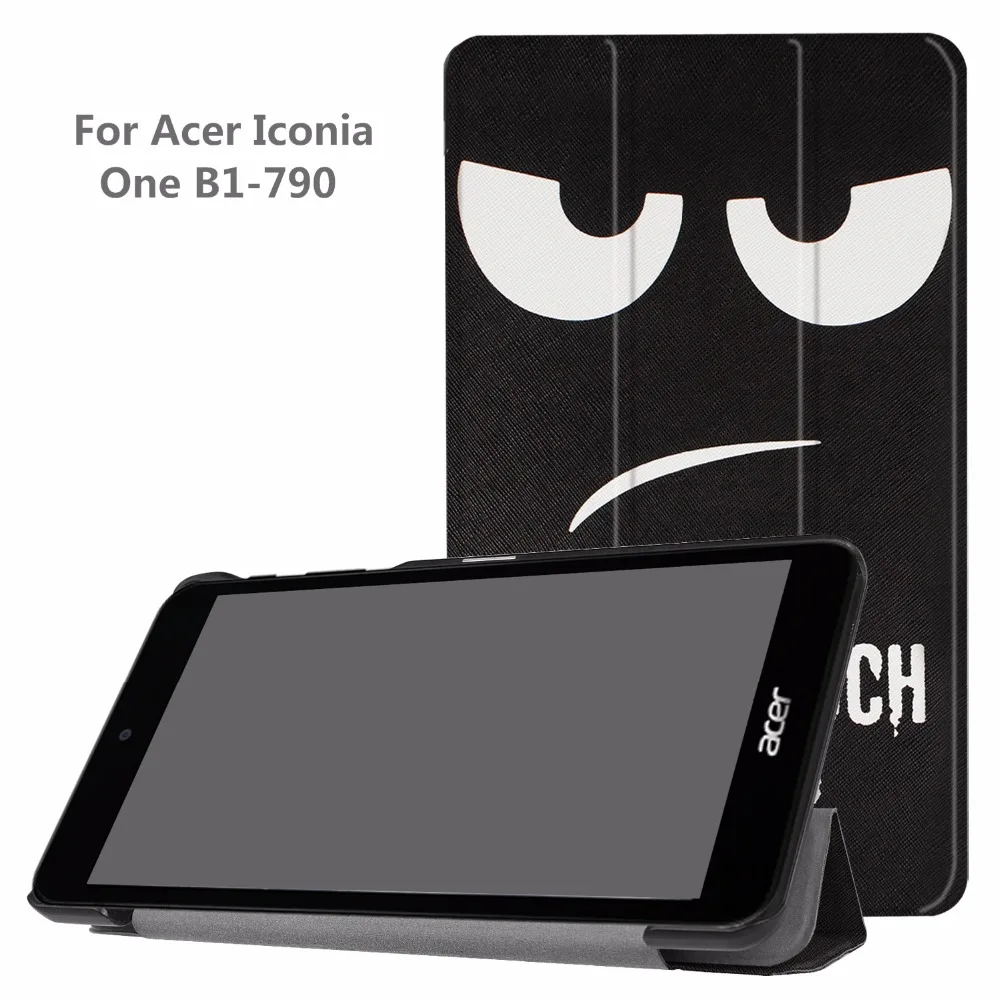 Новинка Folio подставка с флип чехолом PU Кожаный противоударный чехол для acer Iconia One 7