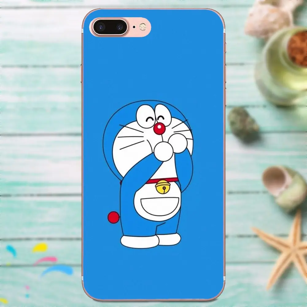 Для Xiaomi Mi3 Mi4 Mi4C Mi4i Mi5 Mi 5S 5X 6 6X 8 SE A1 Max Mix 2 Note 3 4 TPU чехол для телефона Doraemon Happy