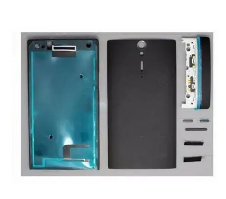 Новый полный корпус для Sony Xperia S LT26i LT26 передний средний + Крышка батарейного