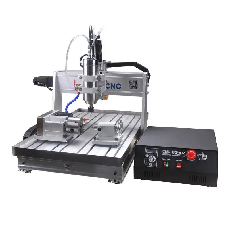 Нет налога для России CNC 6040 кВт 4 оси гравер с раковиной настольный ЧПУ Маршрутизатор Резьба по дереву машина USB Mach3 управление