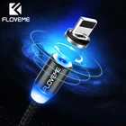 Магнитный кабель FLOVEME USB Type-C, Micro USB, для Apple iPhone X, 8, Xiaomi, Samsung Galaxy S9