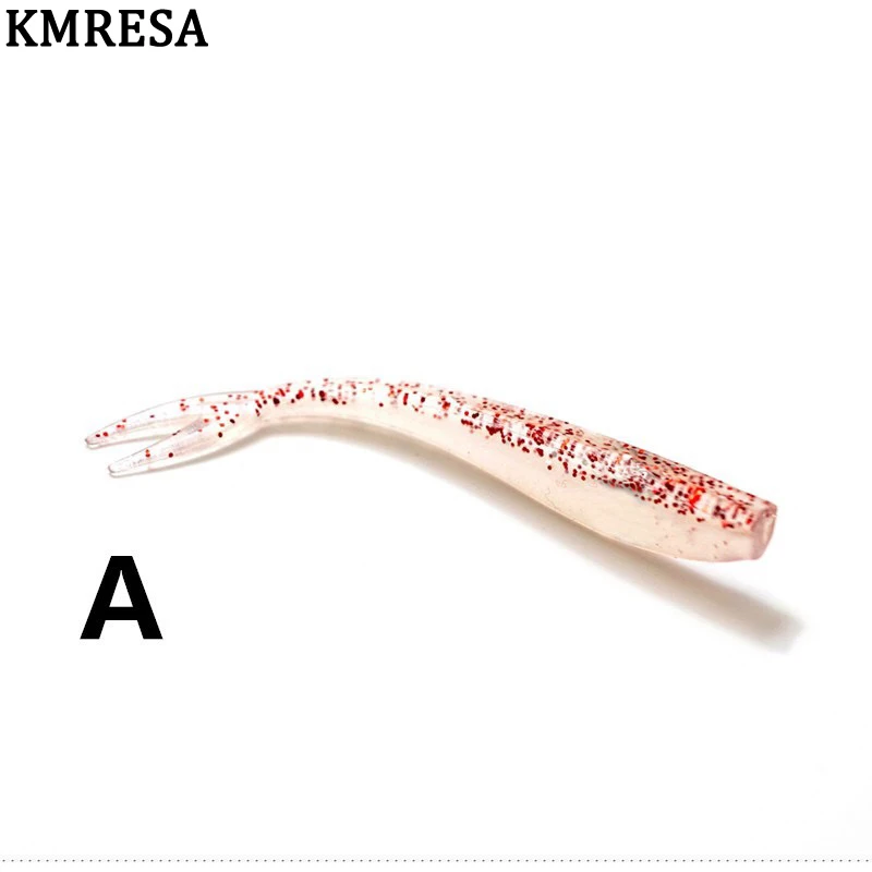 KMRESA, новинка, Мягкая приманка, 12 шт./лот, 7 см, 1,3 г, Мягкая приманка, плавучий джиг, Мягкая наживка для ловли нахлыстом, пластиковая приманка, искусственная приманка