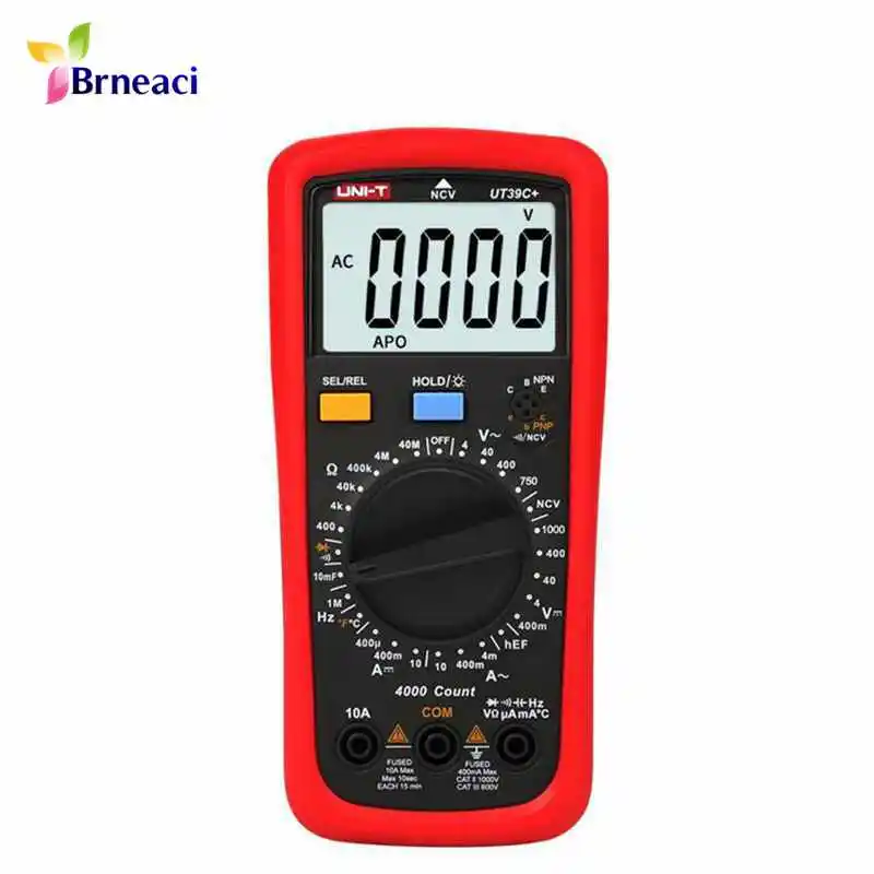 UNI T NVC Цифровой мультиметр автоматический диапазон AC DC тестер LCR метр Диод DIY