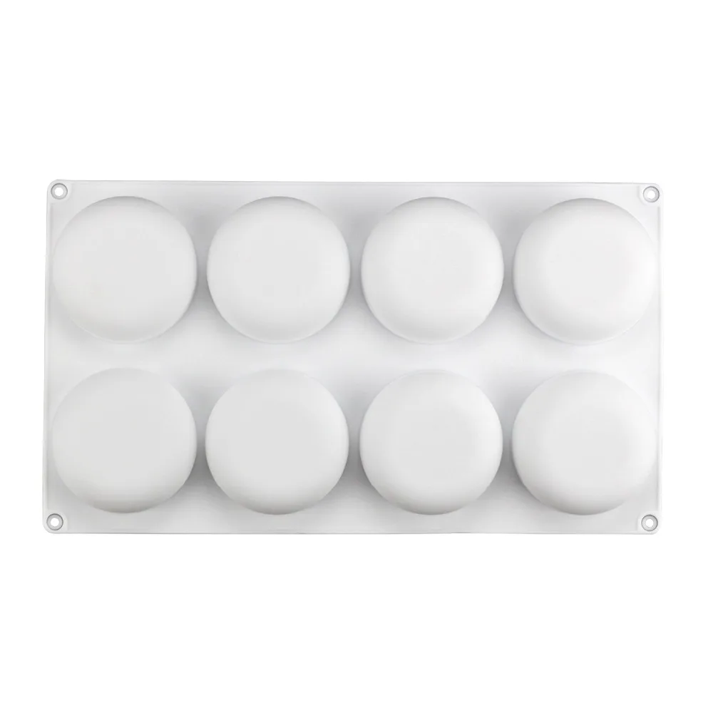 Силиконовая форма для торта с 8 отверстиями круглой формы DIY хлеба шоколада