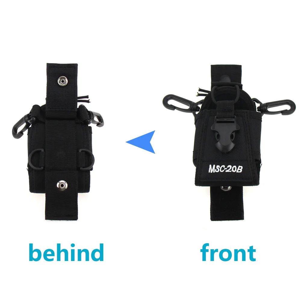 Walkie Talkie Accessories MSC-20B holder Case radio bag Pouch for Baofeng UV-5R UV5R Plus UV5RA UV5RE UV5RB UV5RC | Мобильные