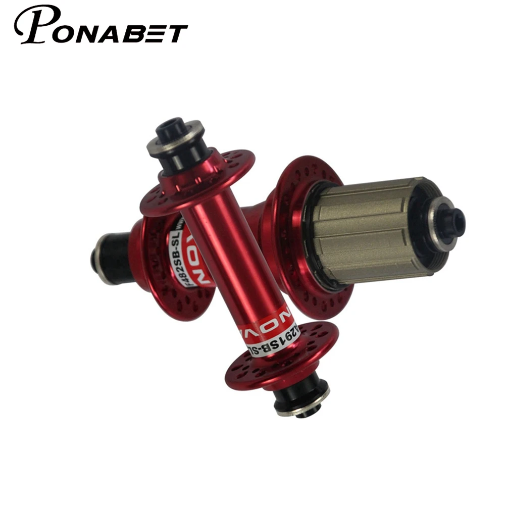 Ponabet 285g only Novatec A291SB SL/F482SB SL hub 20/24 отверстия для дорожного/гоночного велосипеда