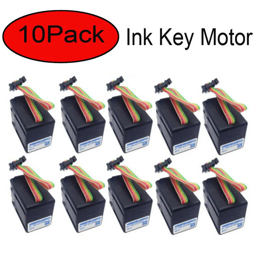 

10pcs New Ink Key Motor for Heidelberg SM52 SM102 SM74 Harris M1000 Servo Motor USA 61.186.5311/03