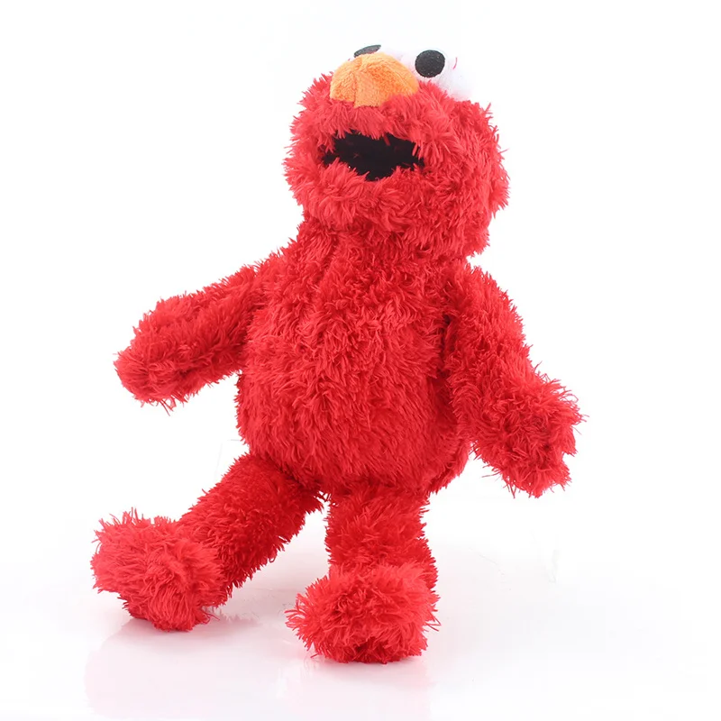 Embroidery Eye Elmo Улица Сезам плюшевая игрушка Элмо Оскар печенье Гровер Зои Эрни большая птица мягкая раннее образование мягкие куклы - Цвет: Embroidery Eye Elmo