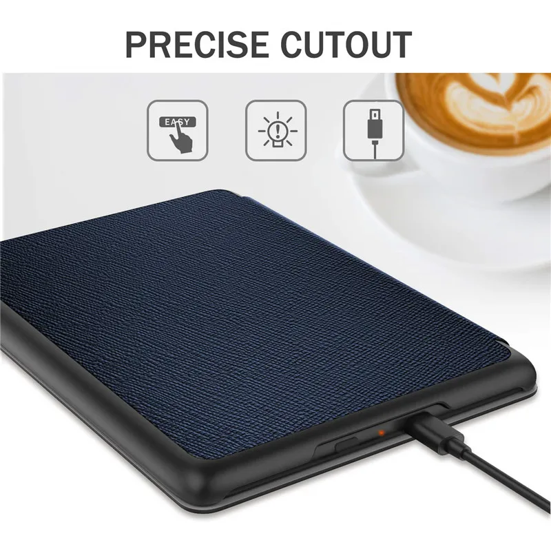 Чехол из искусственной кожи для Kindle 2019 смарт чехол с автоматическим переходом в