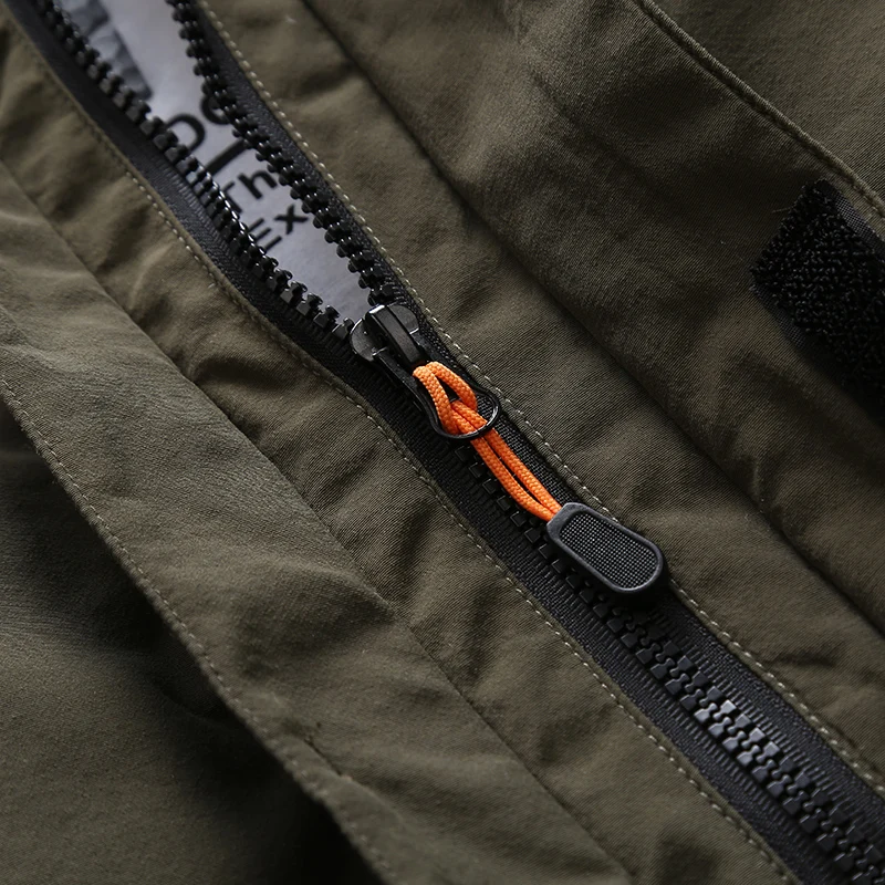 Мужская зимняя куртка с флисовой подкладкой MANLI уличные водонепроницаемые