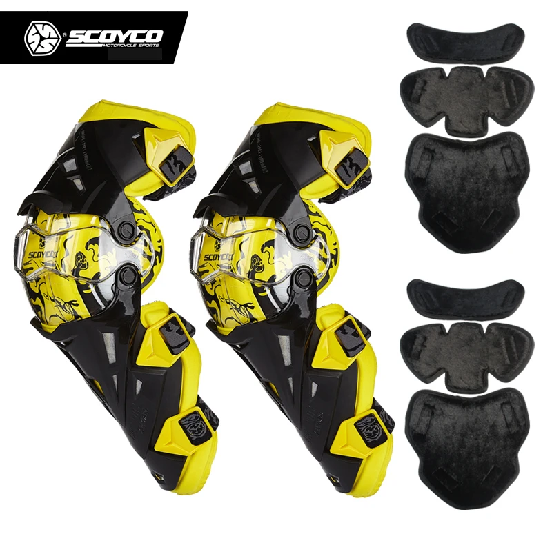Наколенники для мотокросса Scoyco K12 мотоциклетная защита езды на мотоцикле MX|motorcycle
