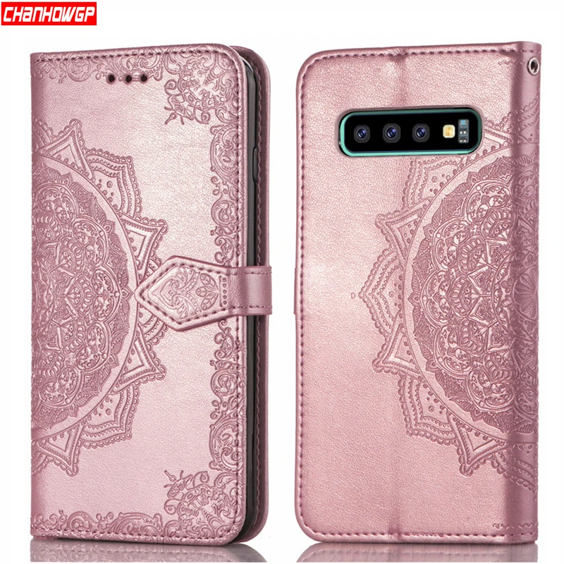Чехол-Кошелек с откидной крышкой для Samsung Galaxy S10 Plus S10e M20 M10 винтажные кожаные чехлы