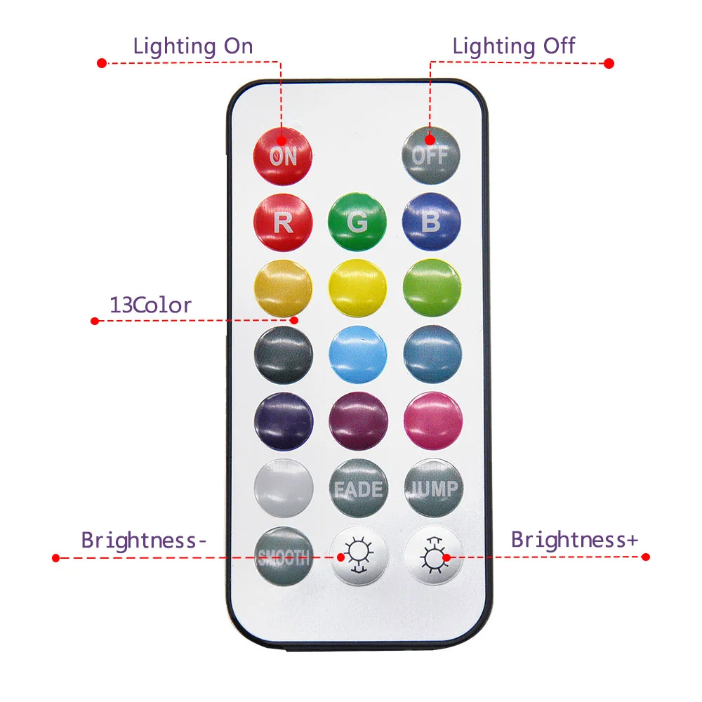 HORNET RGB 13 цветов светодиодный светильник для кальяна Бар праздничное украшение