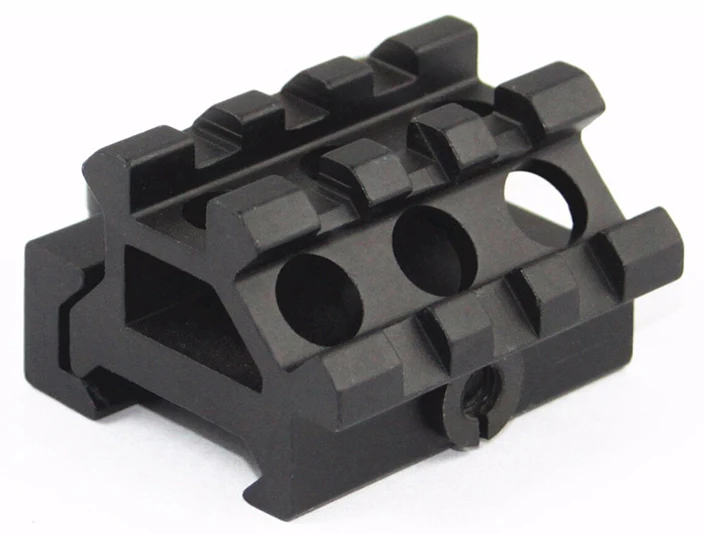 Airsoft компактный угол офсета быстросъемное тактическое крепление двойной Picatinny Rail
