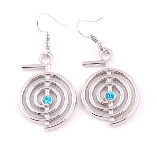 earring Cho Ku Rei подвеска Рэйки ювелирные изделия целителя символ системы рейки Чо ку рей, символ, используемый в исцелении рейки - Окраска металла: earring