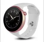 rose gold Новая Мода розовое золото цвет леди Bluetooth Смарт часы с мониторинг сердечного ритма сна трек совместим с IOS и Android - Цвет: rose gold