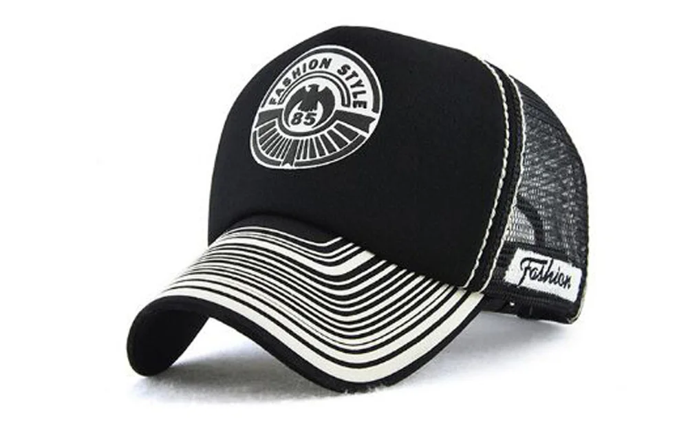 XEONGKVI корейский летом напечатаны Бейсбол Кепки бренд Snapback хлопок сетка шляпа для Для женщин и Для мужчин чистая Кепки Casquette 56- 60 см