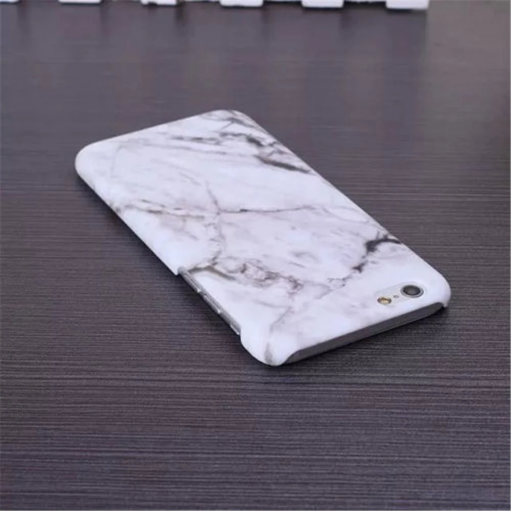 Eleteil Мрамор Печатный чехол для iPhone 6 S плюс черный белый цвет мягкий телефона из