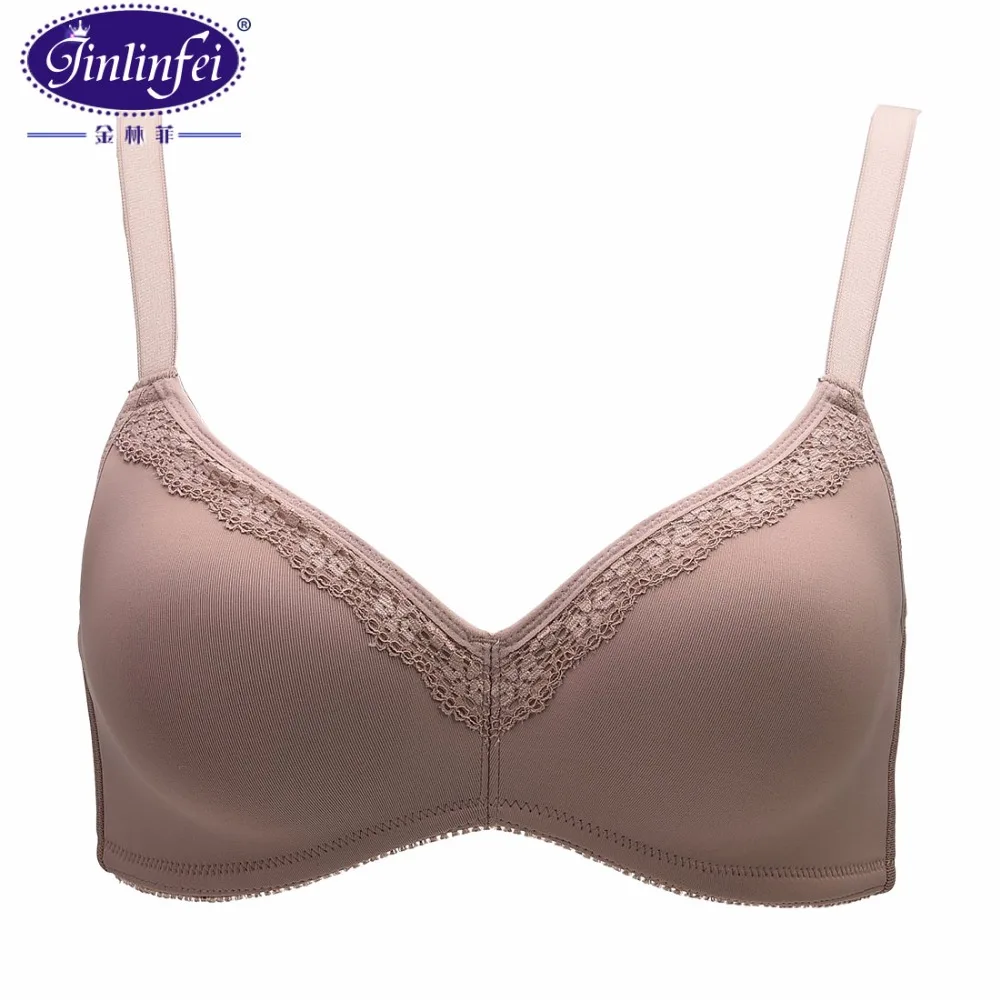 Jlf пикантные Гладкий Бесшовные бюстгальтер без подкладки Bralette большой размер