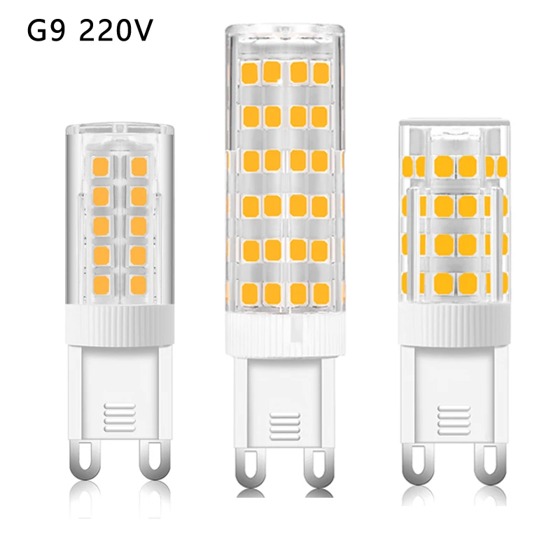 Новый G9 светодиодный светильник 3 Вт 5 7 SMD2835 36 51 76 s AC220V керамический