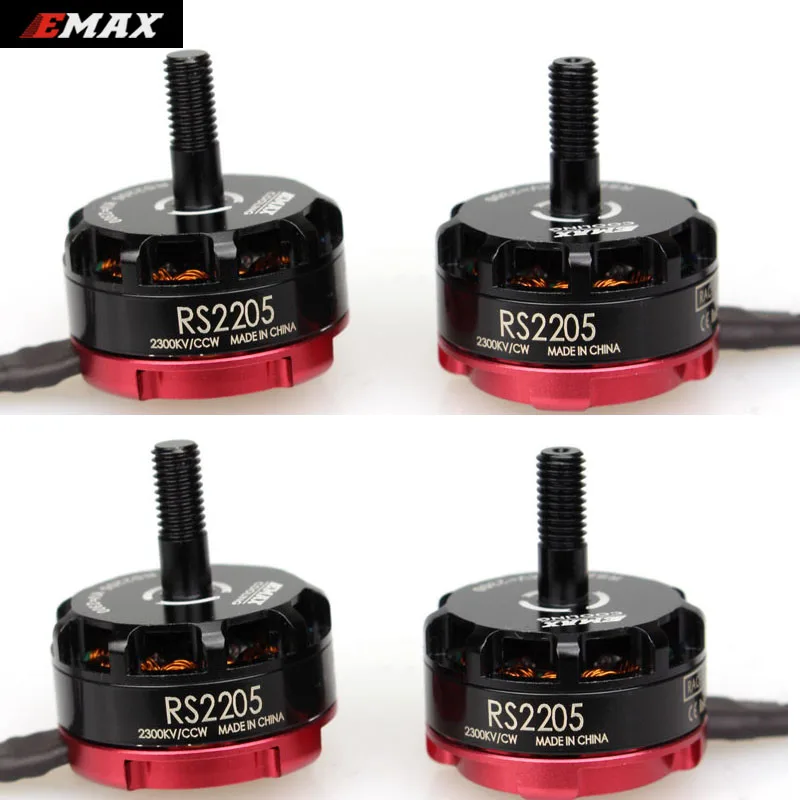 

4pieces/lot Original authentic Emax RS2205 2300KV 2600KV Brushless Motor for FPV Quad Racing QAV Race 2 CW + 2 CCW +original box