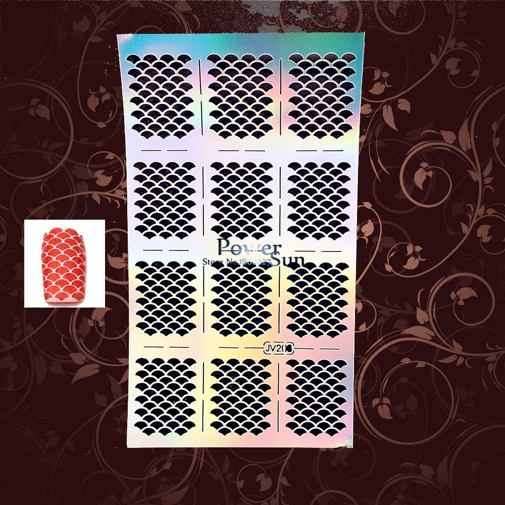 1 шт. флэш весы для ногтей винил фольга Аэрограф лак Штамповочный Инструмент PJV203