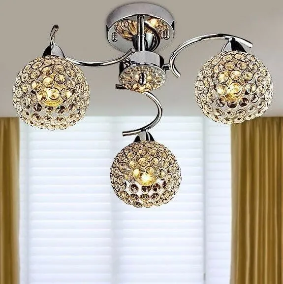 Lamparas De Techo Plafonnier Cristal LED Lustre Ceiling Lighting Lights avize Fixture Bedroom lights E27 | Освещение
