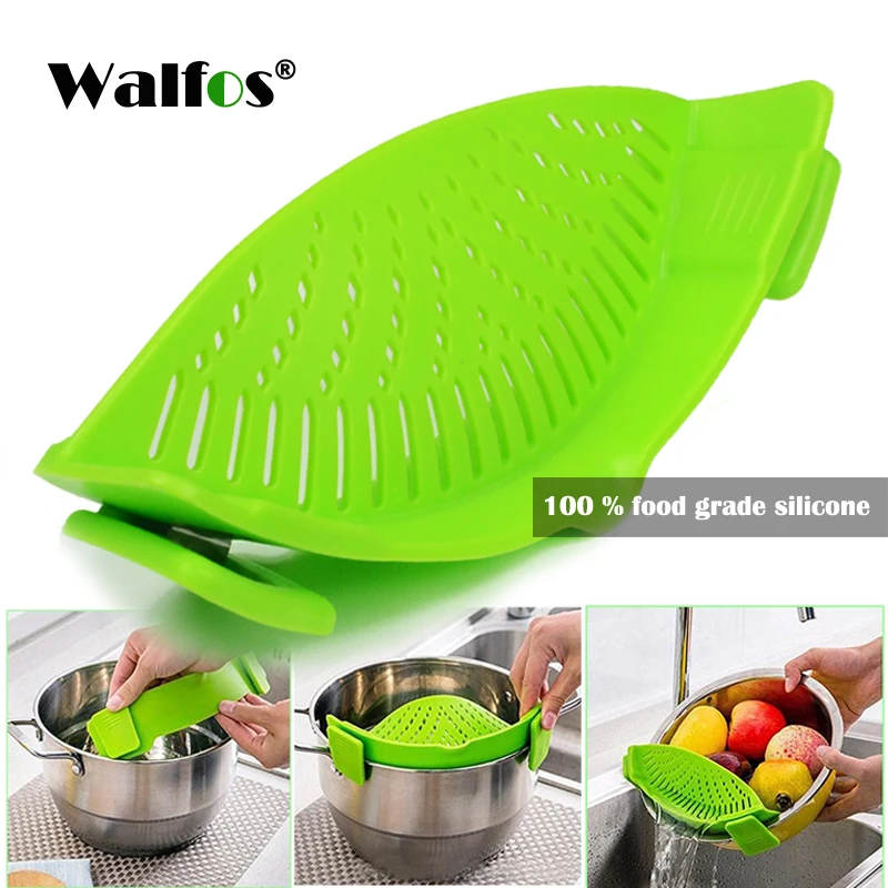 WALFOS Пищевая силиконовая миска для горшков ситечко воронки кухонные