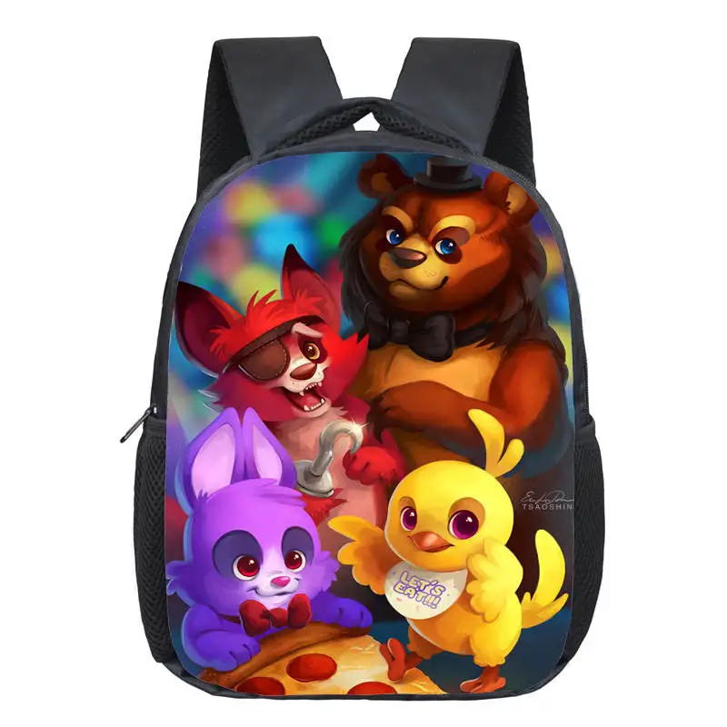Рюкзак Five Nights At Freddys, детские школьные сумки, детский рюкзак Fnaf, сумка для детского сада, рюкзаки с медведем Freddy Fazbear - Цвет: 12FLD20