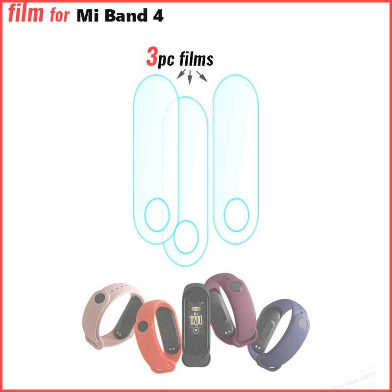 Защитная пленка для Xiaomi Mi Band 4 защита от царапин | Электроника