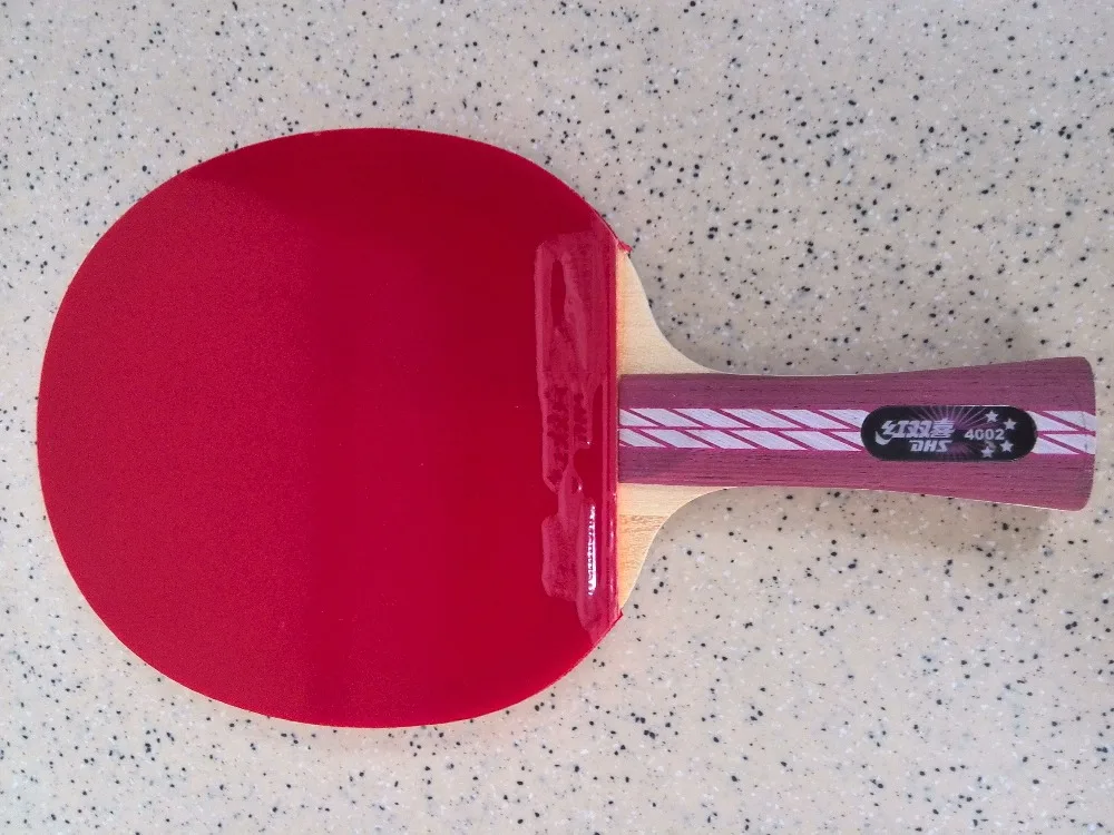 DHS ракетка для настольного тенниса R4002 горизонтальная длинная ручка с импортной