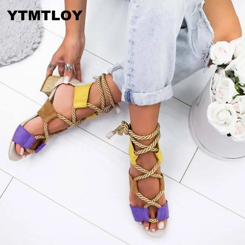 Эспадрильи на танкетке 5 см для женщин сандалии с острым носком обувь конопляной