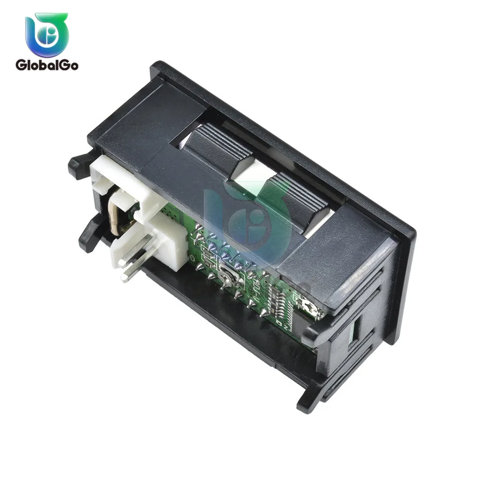 DC/100 V/10A цифровой амперметр вольтметр Синий Красный светодиодный двойной