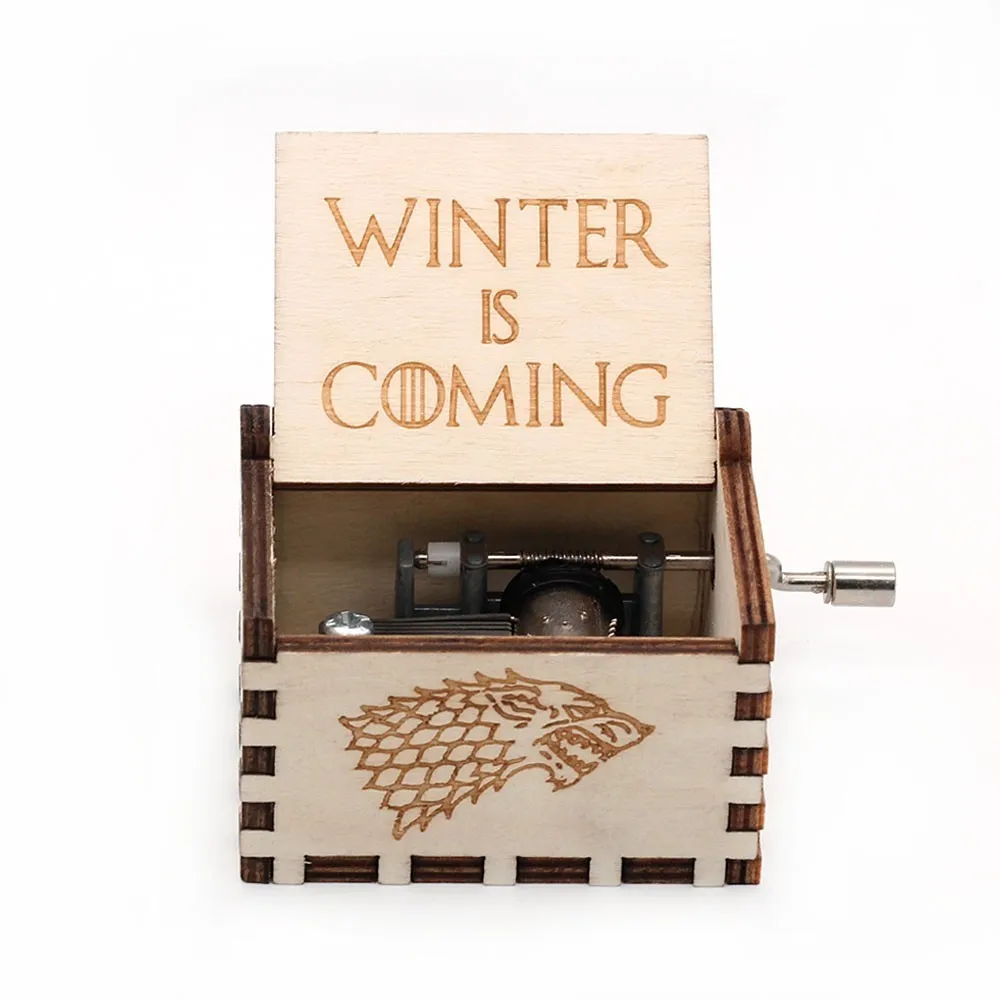 Game of Throne A Горячая Распродажа, старинная резная деревянная музыкальная шкатулка, мой солнечный свет, любовь, папа, любовь, мама, любовь, тетушка, любовь, жена, рождественский подарок, подарок на день рождения - Color: Game of Throne A
