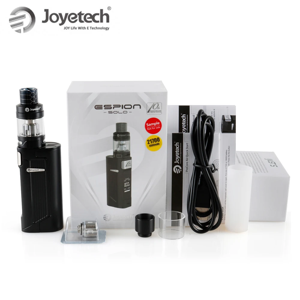 100% Оригинал Joyetech ESPION Solo стартовый набор с атомайзером ProCore Air 4 5 мл 80 Вт головкой