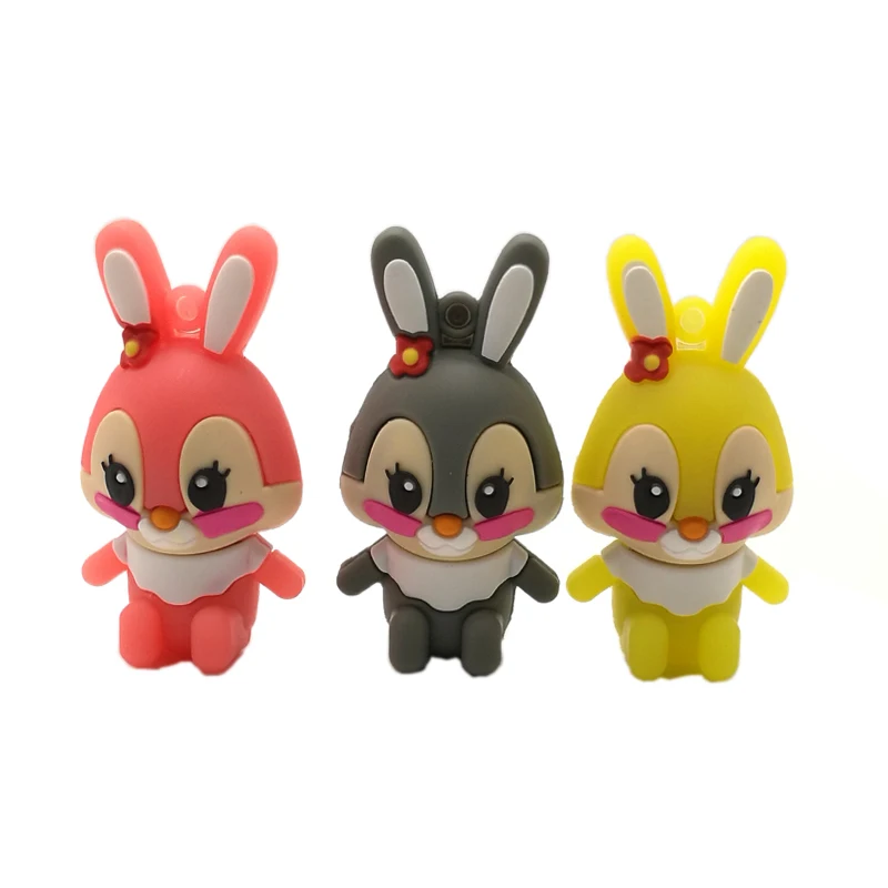 USB флеш накопитель с мультяшным Кроликом 4 ГБ 8 16 32 64 ГБ|USB флэш-накопители| |