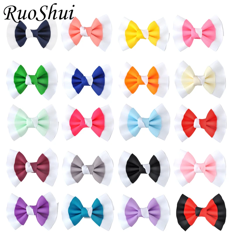 20 шт./лот 3 дюймовые заколки для волос маленьких девочек детская корсажная лента с