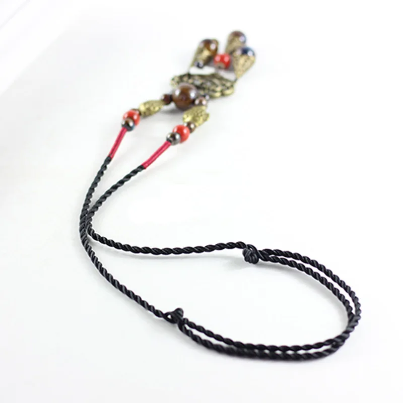 Ожерелье с двойной подвеской в виде капли подвески Массивное колье