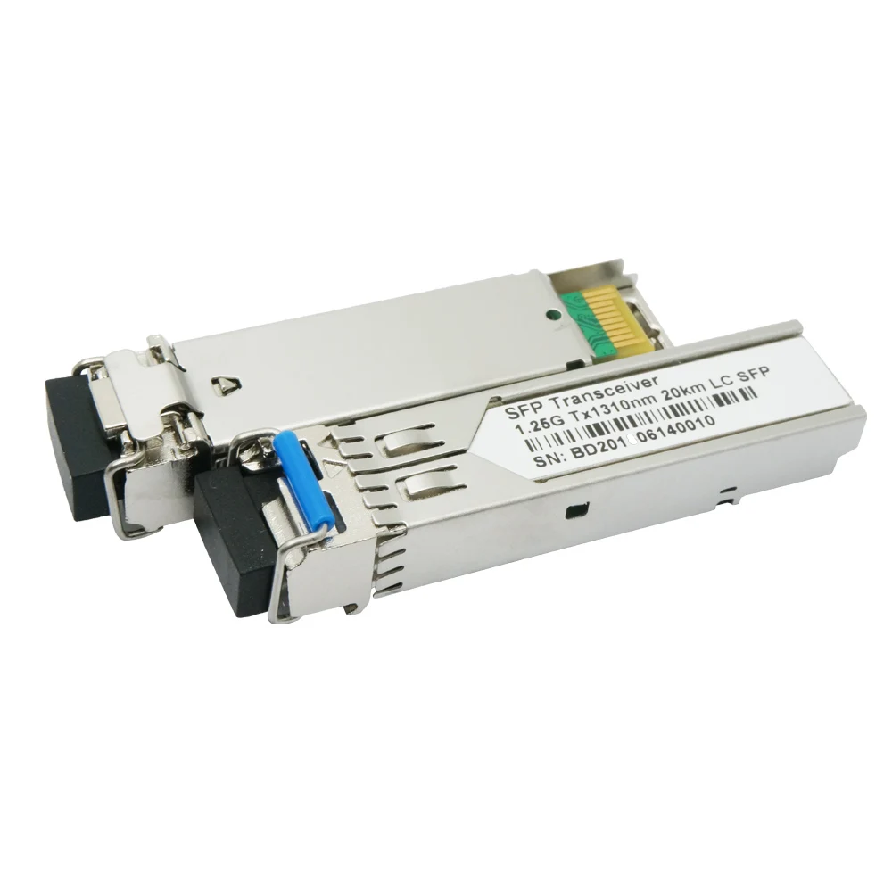 100KM 1.25G WDM SFP Fiber Module 1490nm/1550nm SC/LC Compatible Optic Transceiver | Мобильные телефоны и аксессуары